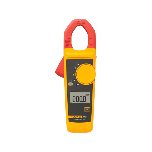 Fluke 302+ CAT III Digital Clamp Meter AC 400 A with TL75 Test Leads - PLC ERA