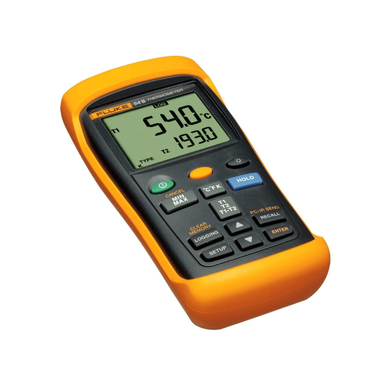 FLUKE 54 II B Digital Thermometer with Infrared and Contact Probe - PLC ERA