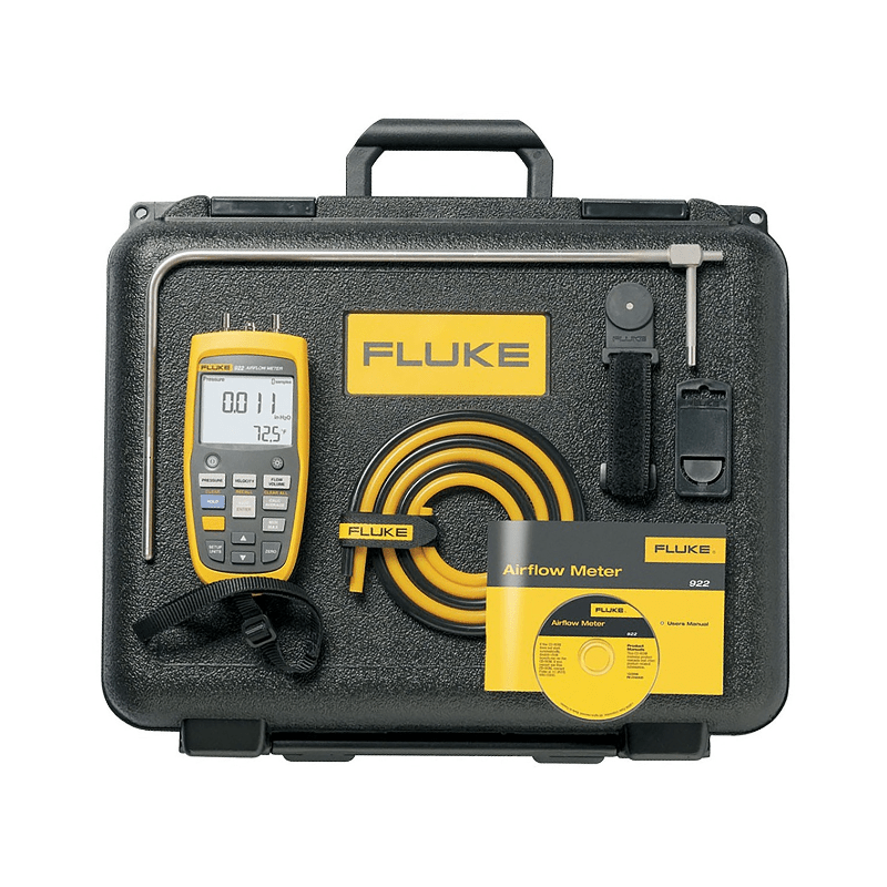 Fluke 922 Airflow Meter Kit Differential Pressure Velocity Meter - PLC ERA