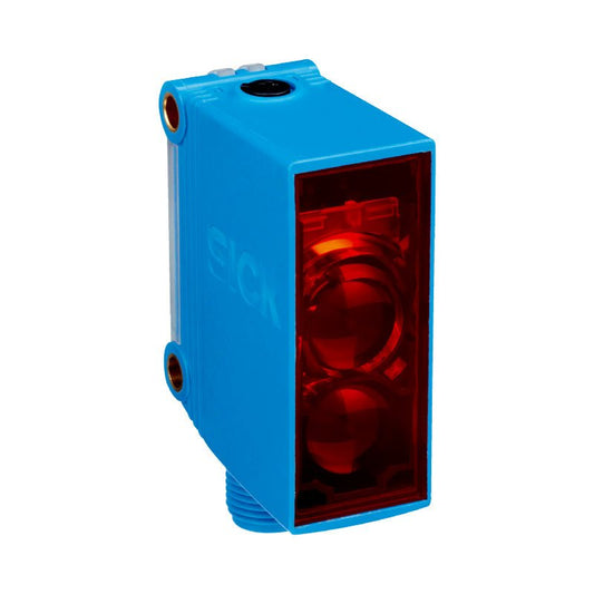 SICK GL10-P4112 1065879 G10 series rectangular retro-reflective photoelectric sensor front view