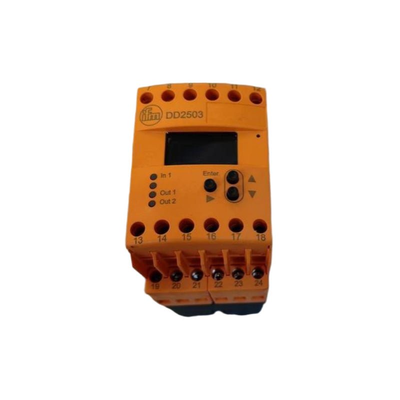 IFM DD2503 Speed Monitor 0.1 - 1000Hz 2 Relay 4 - 20mA DIN Rail - PLC ERA