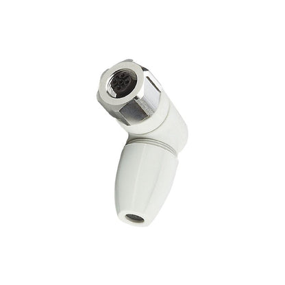 IFM EVF566 M12 Female Connector 4 - Pin Screw Term IP69K Angled Gold - PLC ERA