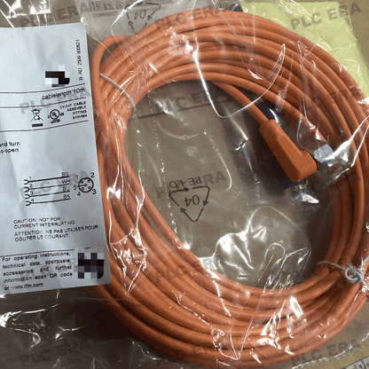 IFM EVT005 M12 Female Cordset 10m PVC IP69K Hygienic Food - PLC ERA