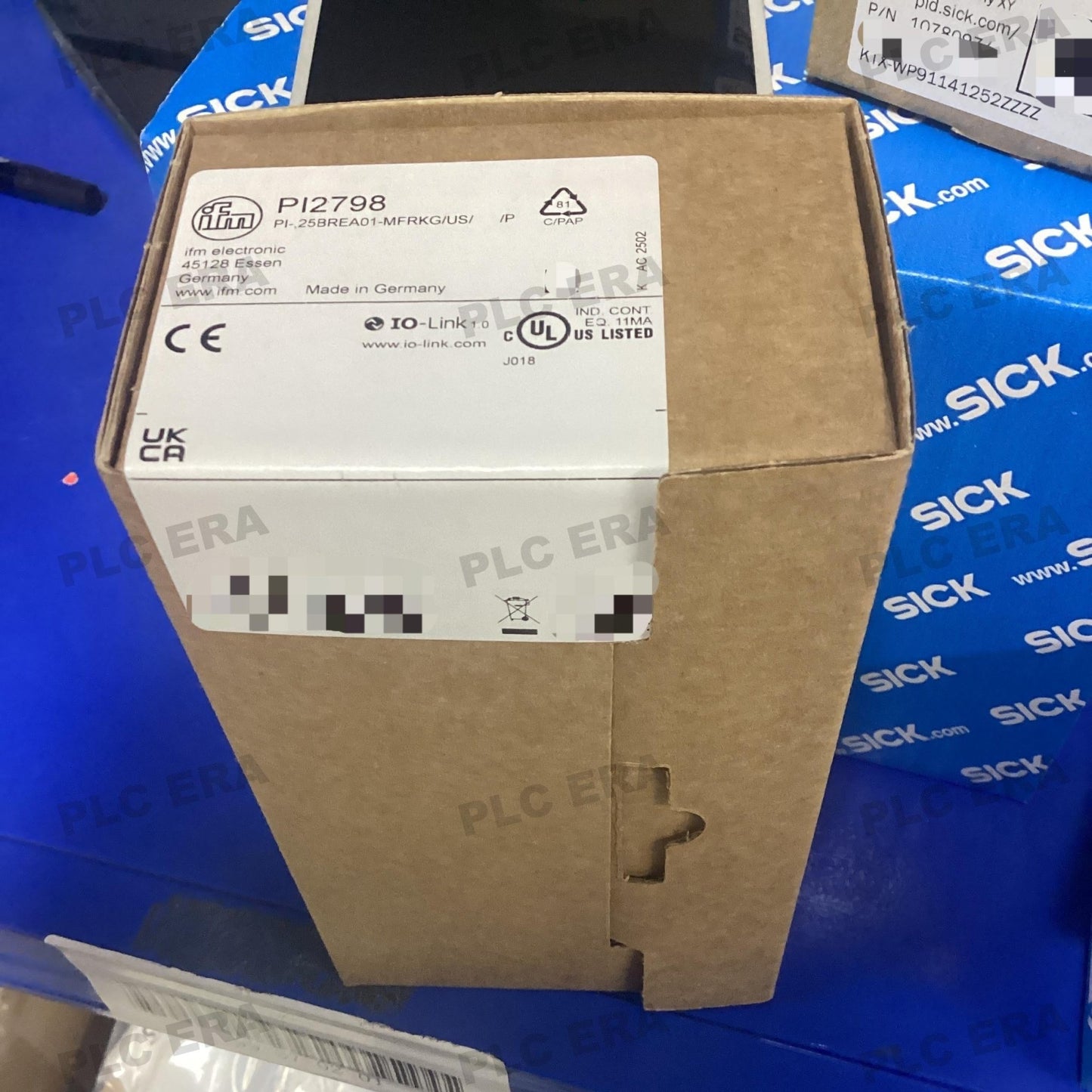 IFM PI2798 Flush Pressure Sensor - 12.4 - 250 mbar IP69K 4 - 20mA IO - Link - PLC ERA