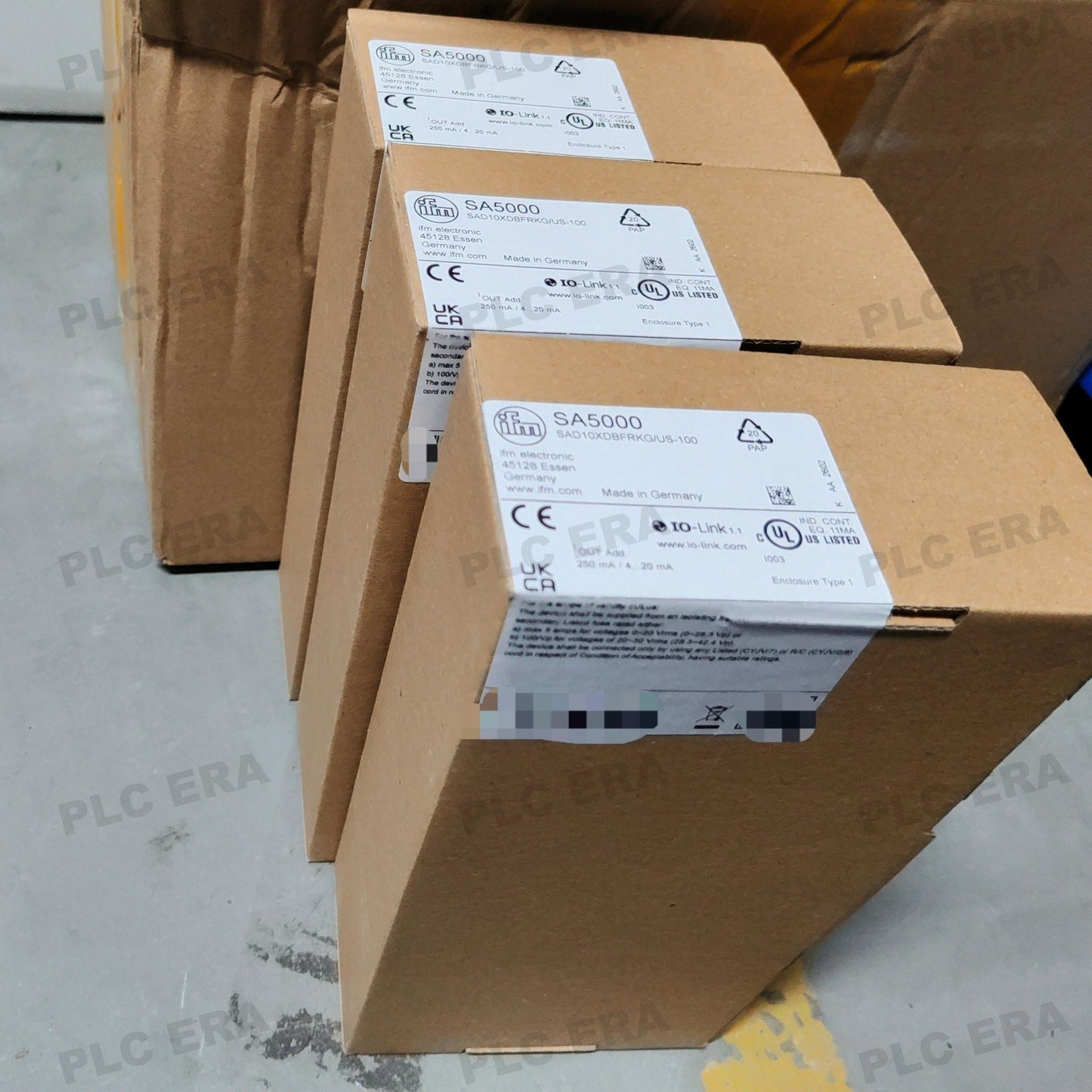 IFM SA5000 Flow Sensor SAD10XDBFRKG/US - 100 0 - 6 m/s IP65/IP67 - PLC ERA