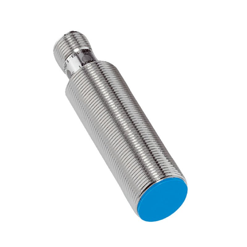 SICK IME18-05BPSZC0S 1040934 M18 cylindrical inductive proximity sensor nickel‑plated brass housing front view