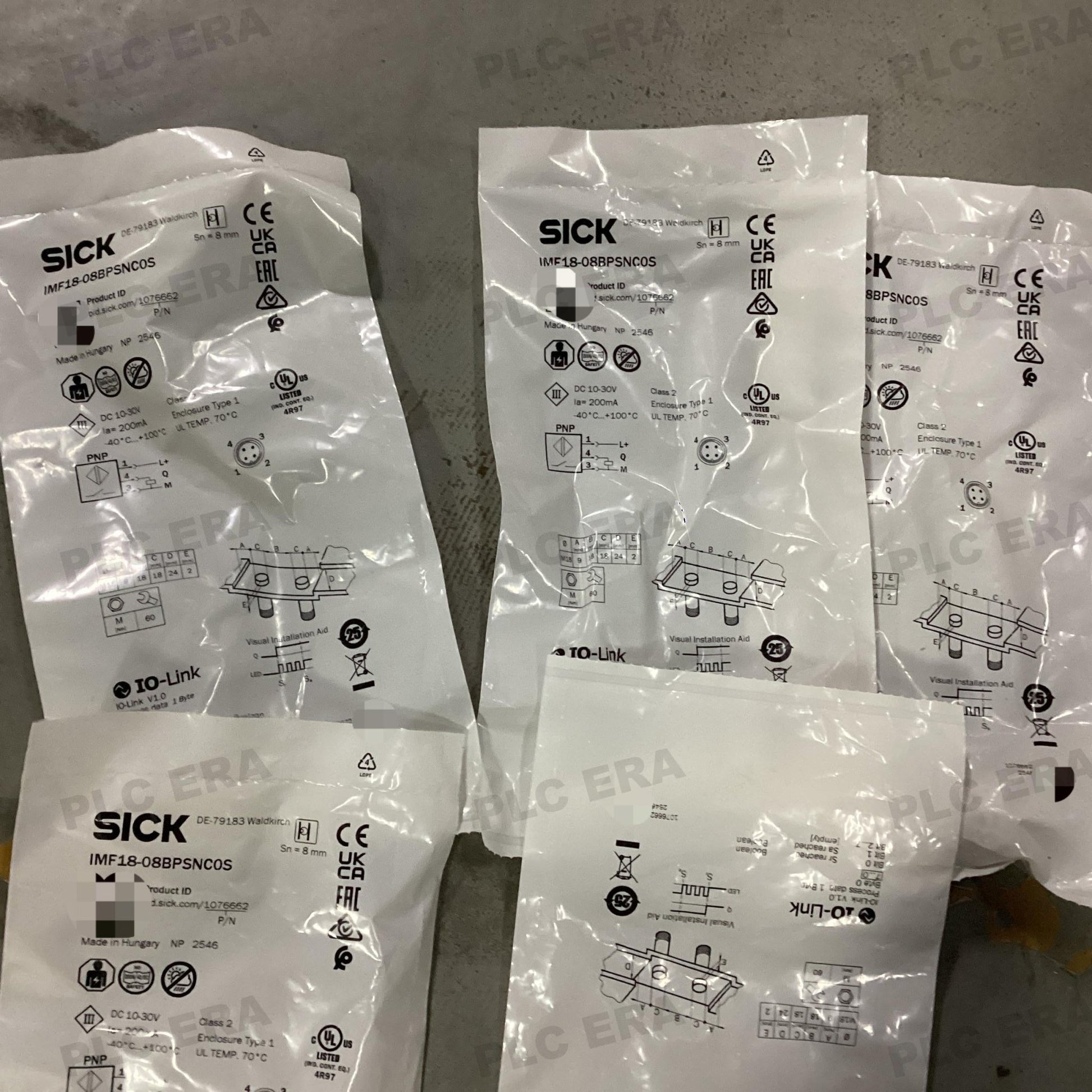 SICK IMF18-08BPSNC0S dimensions drawing φ18 × 65 mm M18 thread