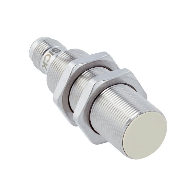 SICK IMF18-08BPSNC0S 1076662 inductive proximity sensor M18 stainless steel front view