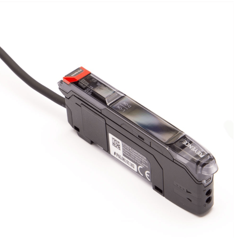 KEYENCE FS‑N41P FS‑N40 series digital fiber amplifier cable type PNP main unit front view