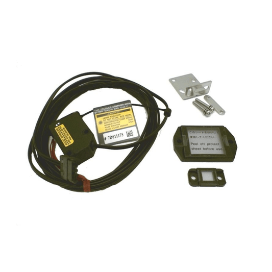 KEYENCE LV-H62 retro-reflective laser sensor head front view