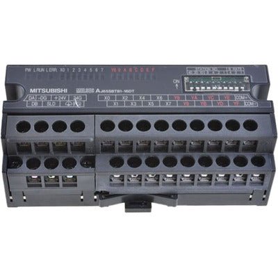 Original New Mitsubishi Electric AJ65SBTB1-16DT CC-Link 16-point combined remote I/O module front view