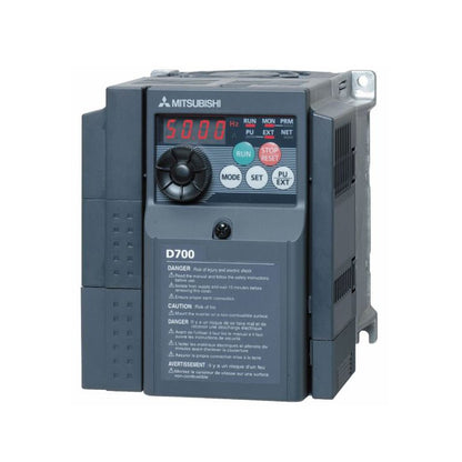 Original New Mitsubishi Electric FR-D740-1.5K FREQROL-D700 1.5kW 3-phase inverter front view