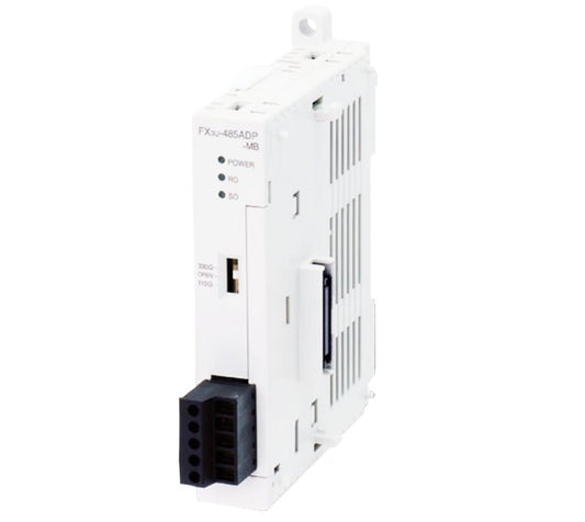 Original New Mitsubishi Electric FX3U-485-ADP-MB MELSEC-F RS-485 communication adapter front view