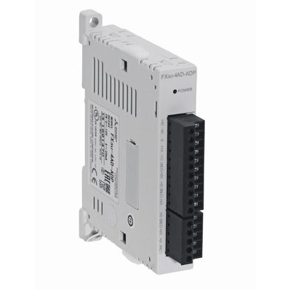 Original New Mitsubishi Electric FX3U-4AD-ADP MELSEC-F 4-channel analog input adapter front view