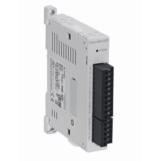 Original New Mitsubishi Electric FX3U-4AD-ADP MELSEC-F 4-channel analog input adapter front view