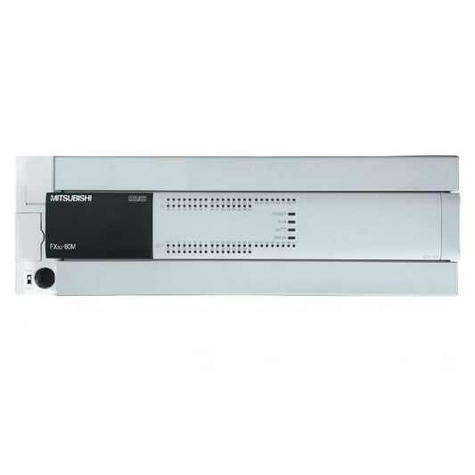 Original New Mitsubishi Electric FX3U-80MR/ES-A MELSEC-F PLC CPU unit 40DI/40DO relay front view