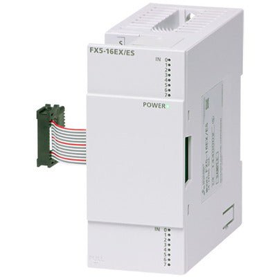 Original New Mitsubishi FX5-16EX/ES 16-point digital input module MELSEC iQ-F front view