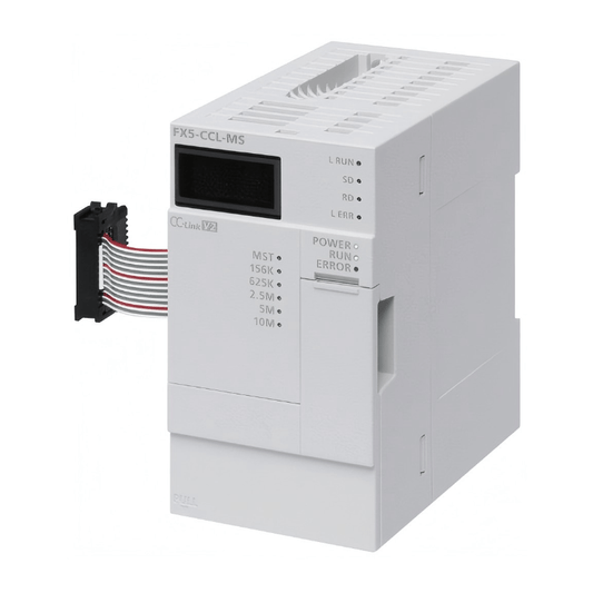 Original New Mitsubishi FX5-CCL-MS MELSEC iQ-F CC-Link master/intelligent device module front view