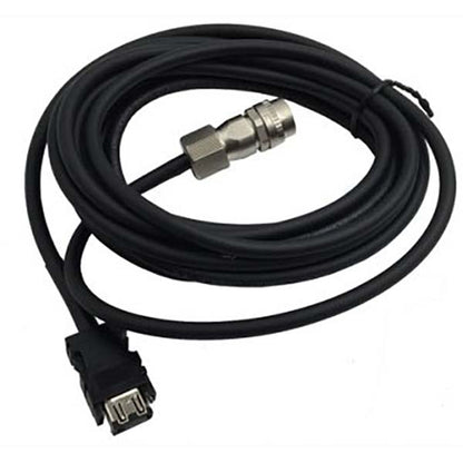 Original New Mitsubishi MR-J3ENSCBL5M-L MELSERVO-J3 encoder feedback cable 5m IP67 front view