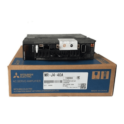 Original New Mitsubishi Electric MR-J4-40A MELSERVO-J4 400W AC servo amplifier front view
