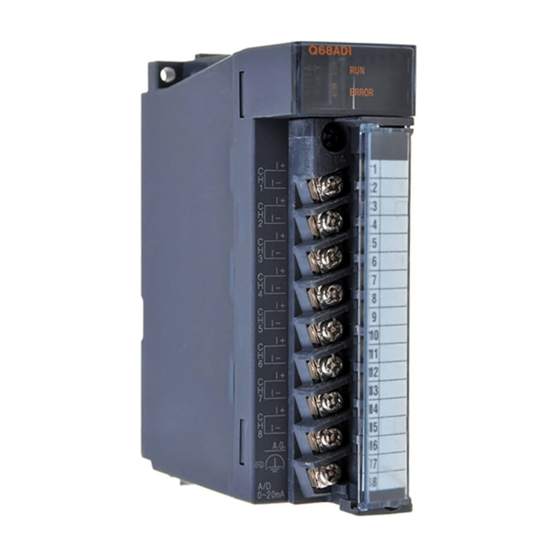 Original New Mitsubishi Q68ADI MELSEC-Q 8-channel analog input module current 0-20mA front view