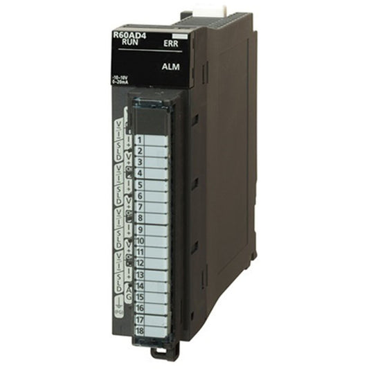 Original New Mitsubishi Electric R60AD4 MELSEC iQ-R 4-channel analog input module front view