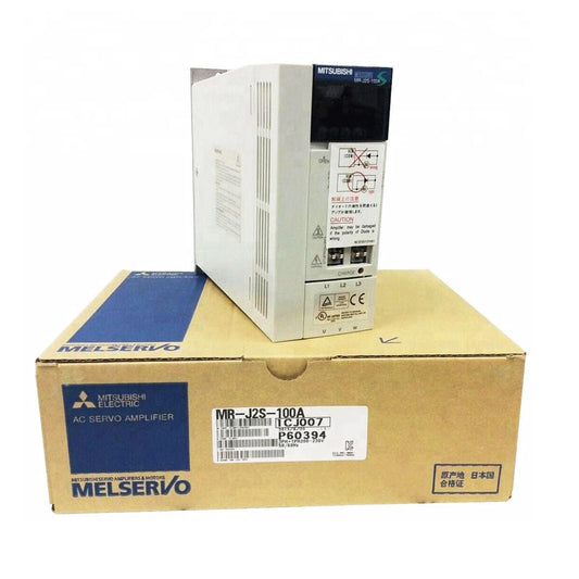 Mitsubishi MR-J2S-100A MELSERVO J2S series universal interface servo amplifier front view