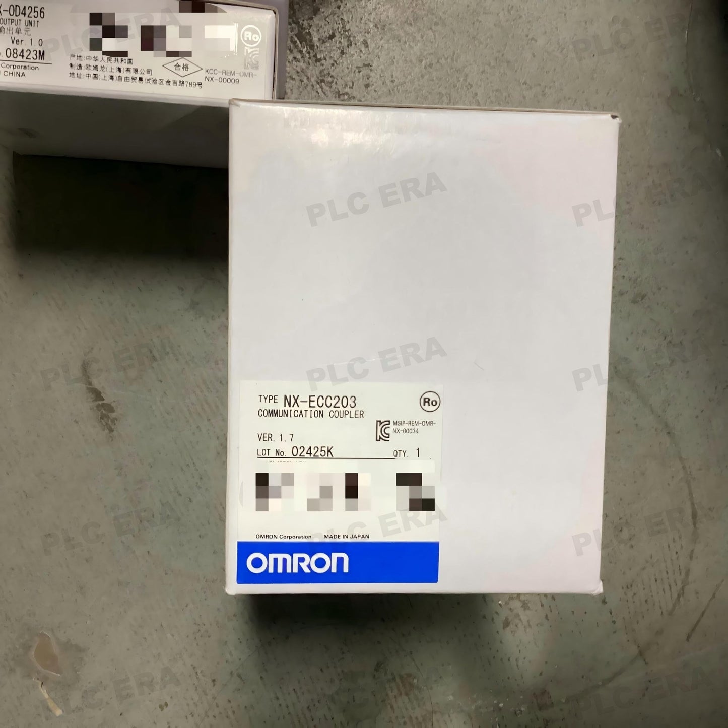 Omron NX-ECC203 dimensions drawing 104.5x24x80.1mm