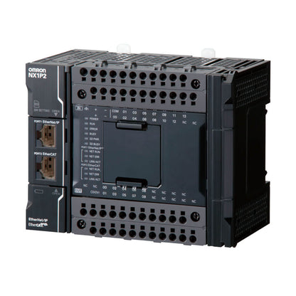 Omron NX1P2-9024DT1 NX series machine automation controller front view