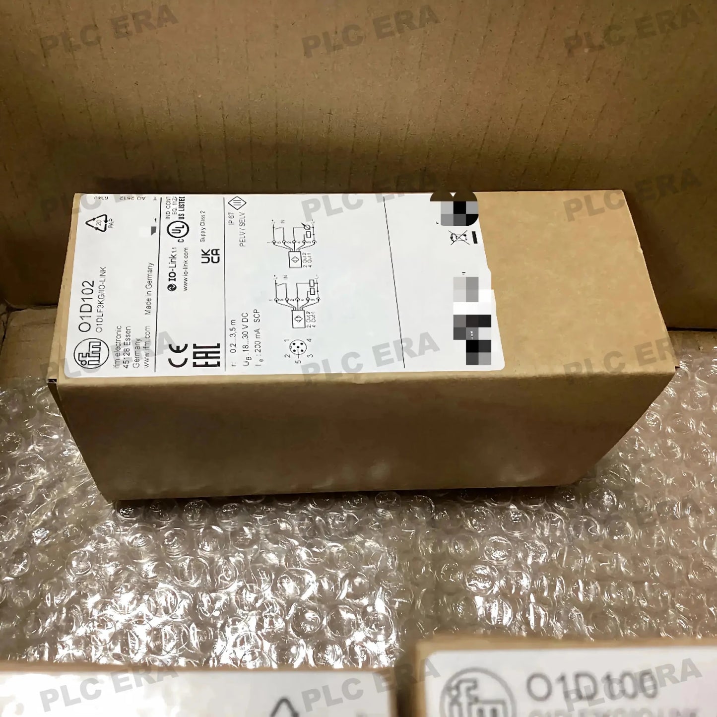 O1D102 Laser Distance Sensor 3.5m Class 2 PNP Analog | IFM - PLC ERA