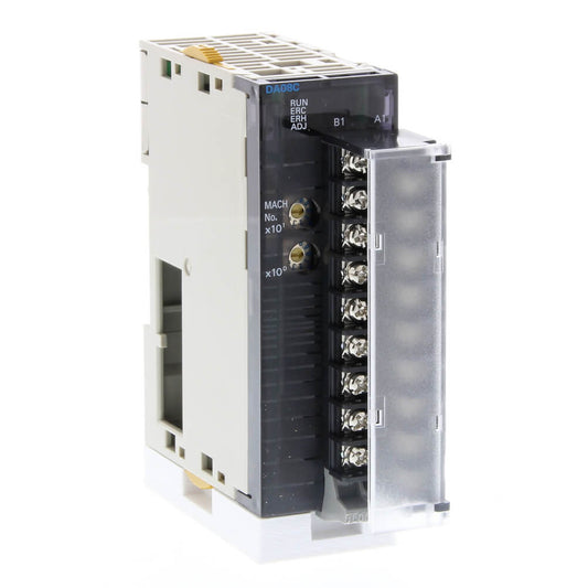 Original New Omron CJ1W-DA08C 8-channel analog current output unit CJ-series front view