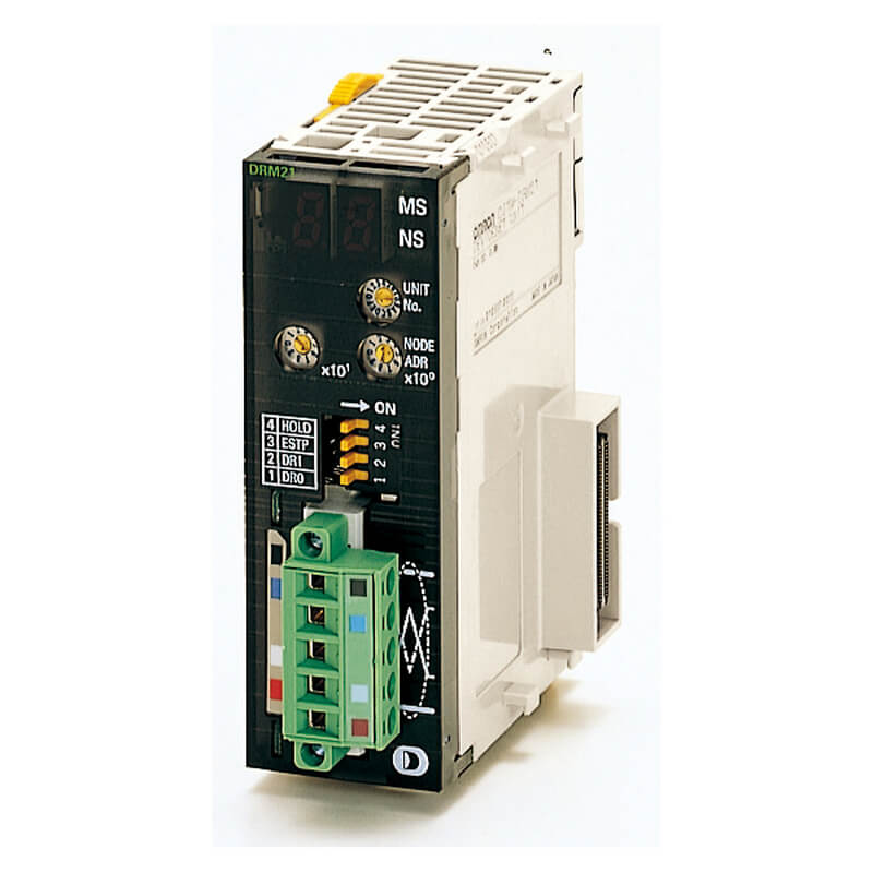 Original New Omron CJ1W-DRM21 DeviceNet master/slave unit for CJ-series front view