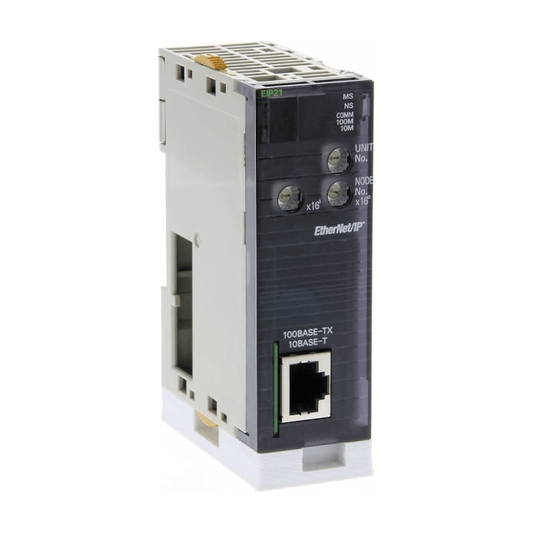 Original New Omron CJ1W-EIP21 EtherNet/IP unit for CJ-series 100Base-TX front view