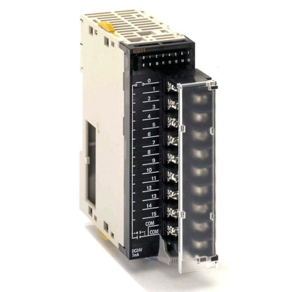 Original New Omron CJ1W-ID211 16-point DC input module SYSMAC CJ series screw terminal front view