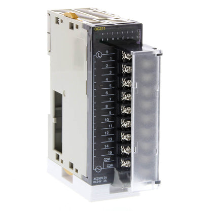 Original New Omron CJ1W-OC211 16-point relay output module SYSMAC CJ series front view