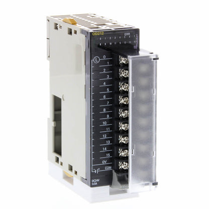 Original New Omron CJ1W-OD212 16-point PNP transistor output module SYSMAC CJ series front view