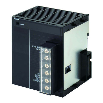 Original New Omron CJ1W-PA205R power supply unit 25W with RUN output SYSMAC CJ series front view
