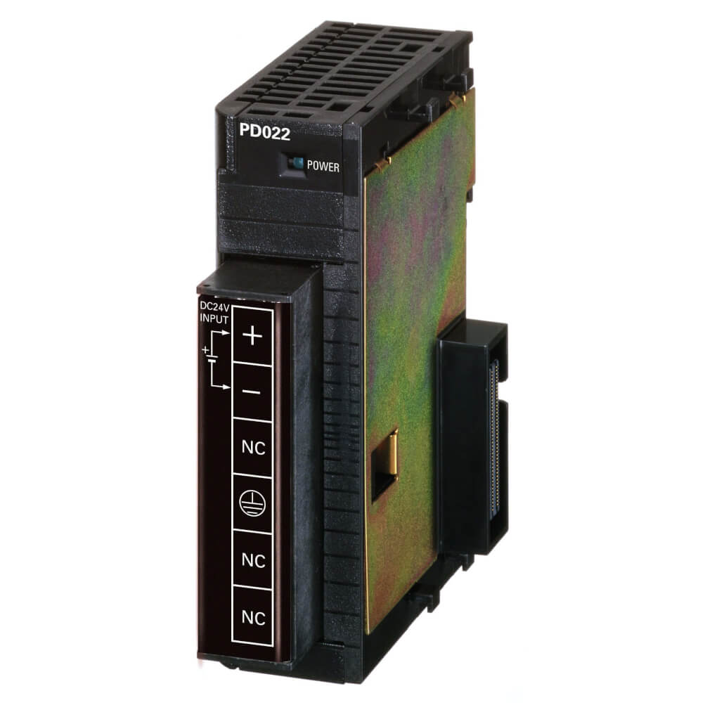 Original New Omron CJ1W-PD022 19.6W DC power supply unit SYSMAC CJ series front view