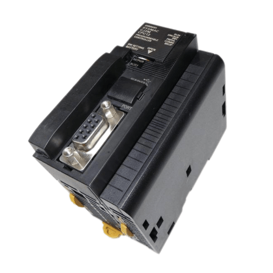 Original New Omron CJ2M-CPU12 SYSMAC CJ2M CPU unit with RS-232C serial port front view