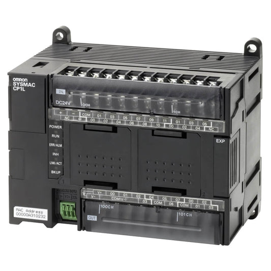 Original New Omron CP1L-EM30DR-D CP1L-EM PLC CPU unit with 30 I/O and embedded Ethernet front view
