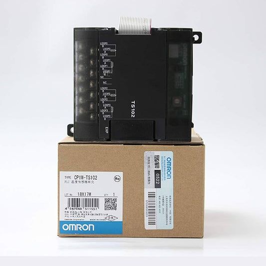 Original New Omron CP1W-TS102 4-channel Pt100 RTD input module CP series front view