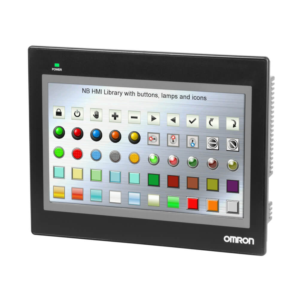 Original New Omron NB10W-TW01B 10.1-inch touch screen HMI NB Series front view