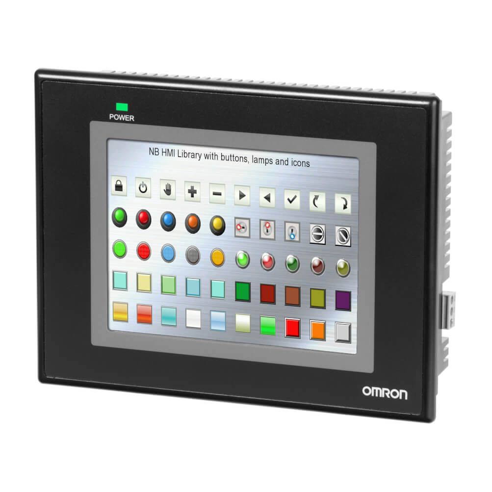 OMRON NB5Q - TW00B Touch Screen HMI, 5.6 - Inch QVGA (320 × 234 Pixel) - PLC - ERA