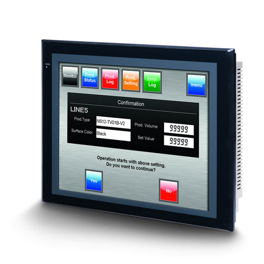 Original New Omron NS12-TS01B-V2 12.1-inch touch screen HMI NS Series front view