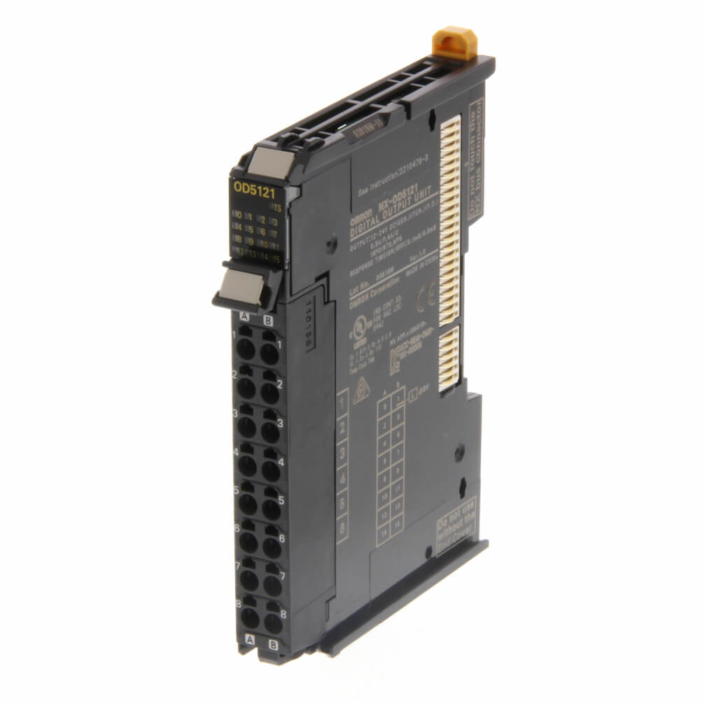 Original New Omron NX‑OD5121 16‑point NPN digital output module NX series front view