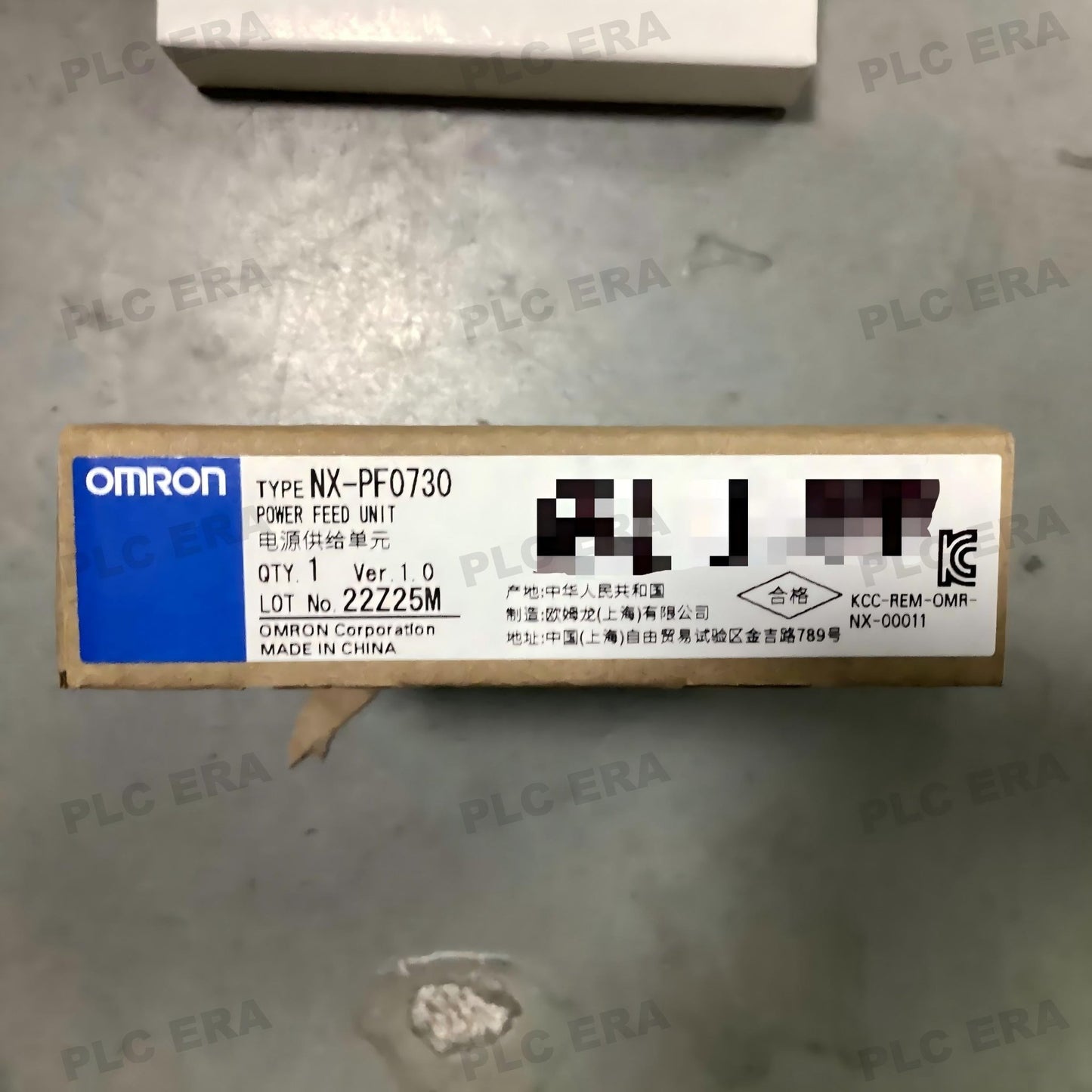 OMRON NX - PF0730 NX I/O Power Feed Unit, 5 - 24V DC Input, 8 Terminals - PLC ERA