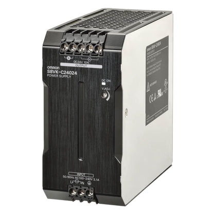 Original New Omron S8VK-C24024 240W 24V 10A DIN rail power supply front view