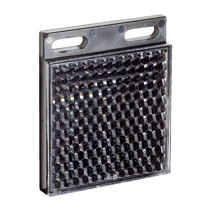 SICK P250 5304812 47x47mm rectangular reflector for retro-reflective photoelectric sensors, front view