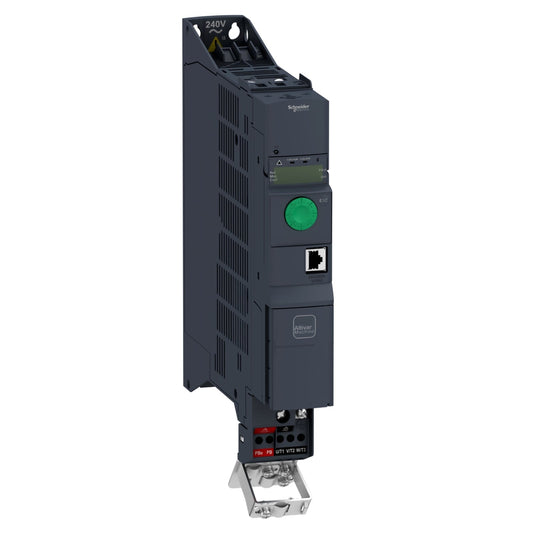 Original New Schneider Electric ATV320U07N4B Altivar Machine ATV320 0.75kW book AC drive front view