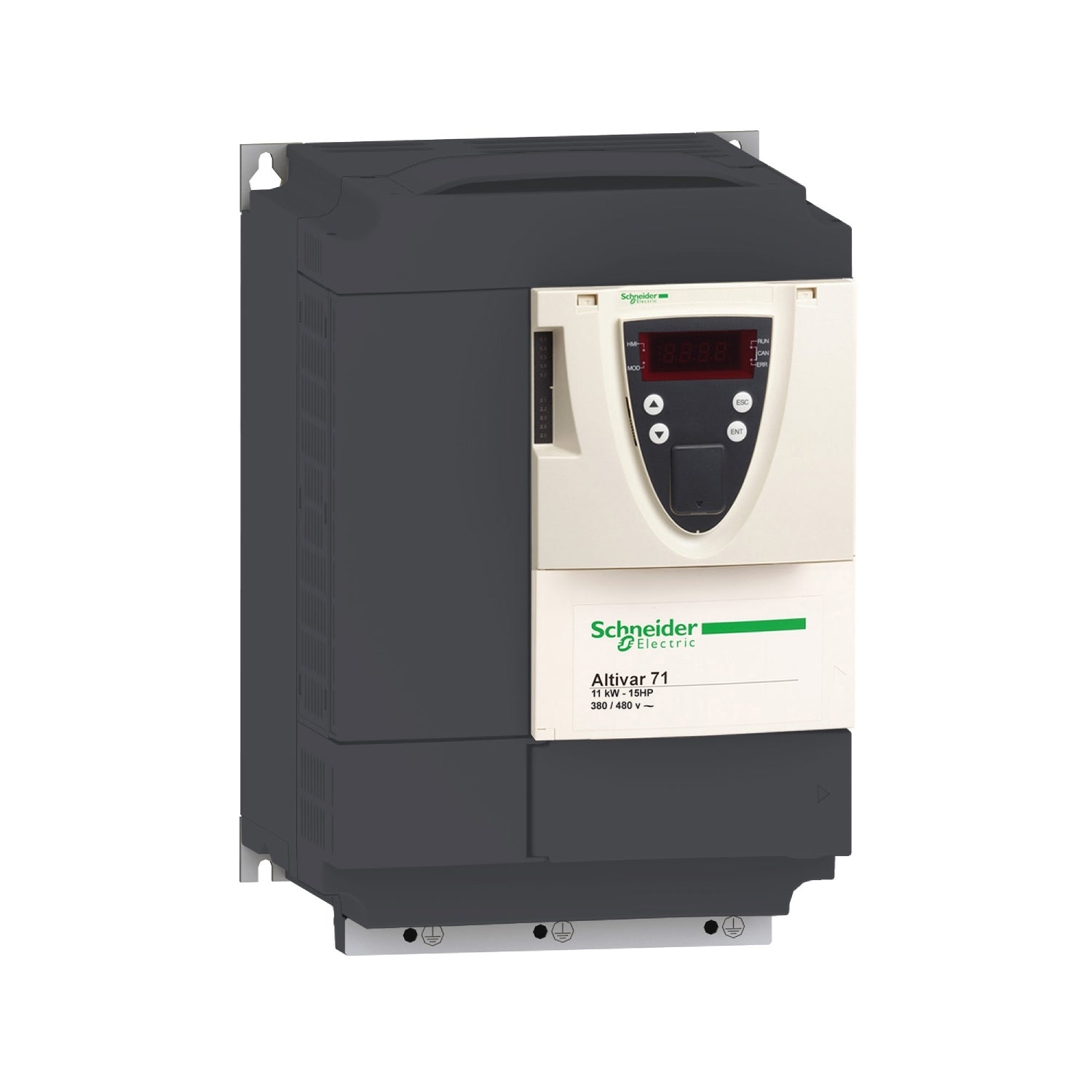 Original New Schneider Electric ATV71HD11N4Z Altivar 71 11kW variable speed drive IP20 front view